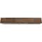 Ekena Millwork 3-Sided (U-beam) Hand Hewn Endurathane Faux Wood Ceiling Beam, Premium Aged, 8"W x 4"H  x 10'L BMHH3C0080X040X120ZD - alternate 7